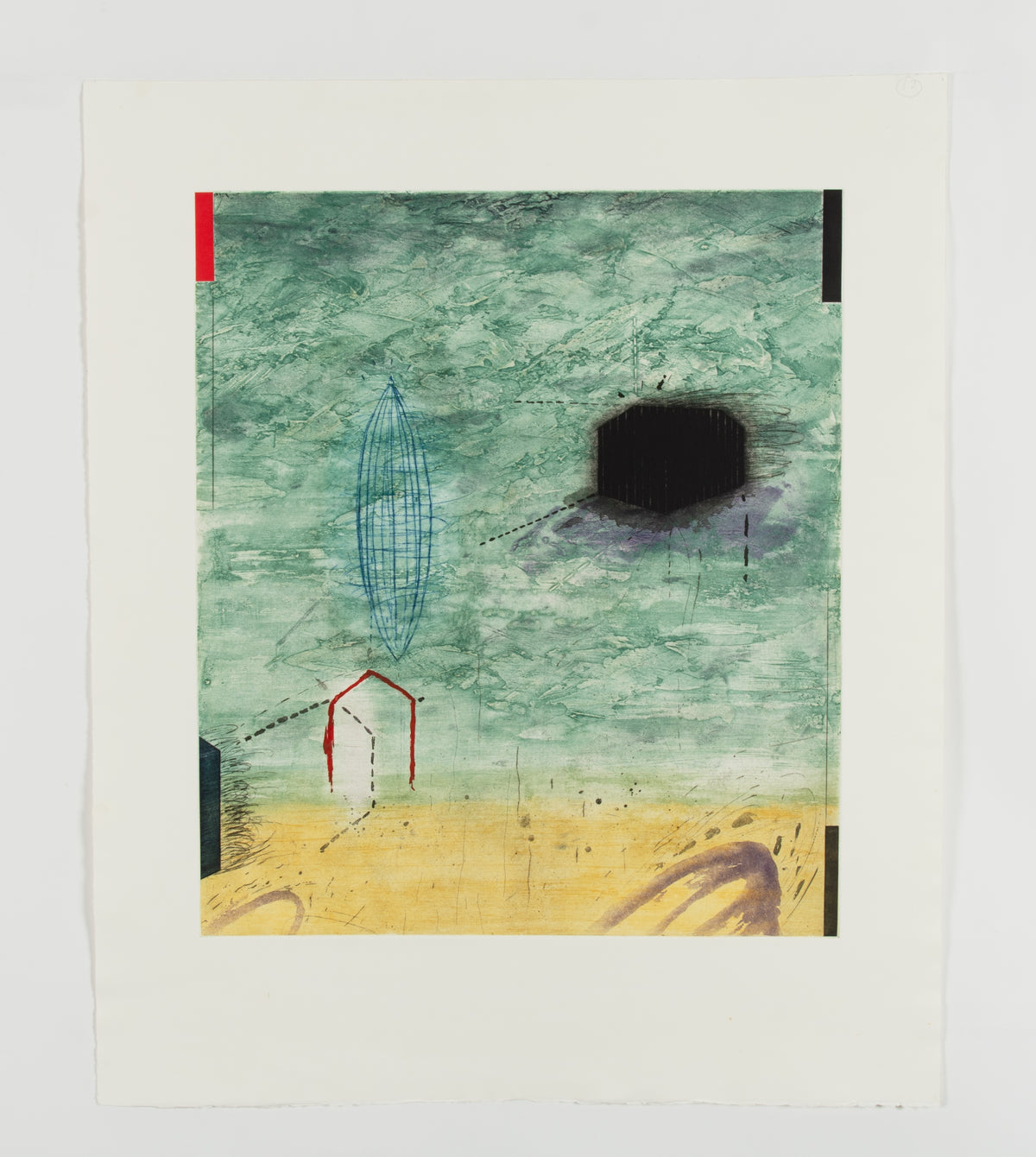 Greg Murdock, Syncopations I working proof, 2007