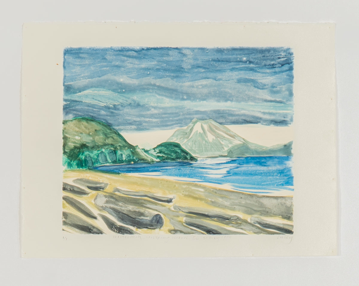 Toni Onley, Water Hook, Salt Spring, Is. Nay, 1995.