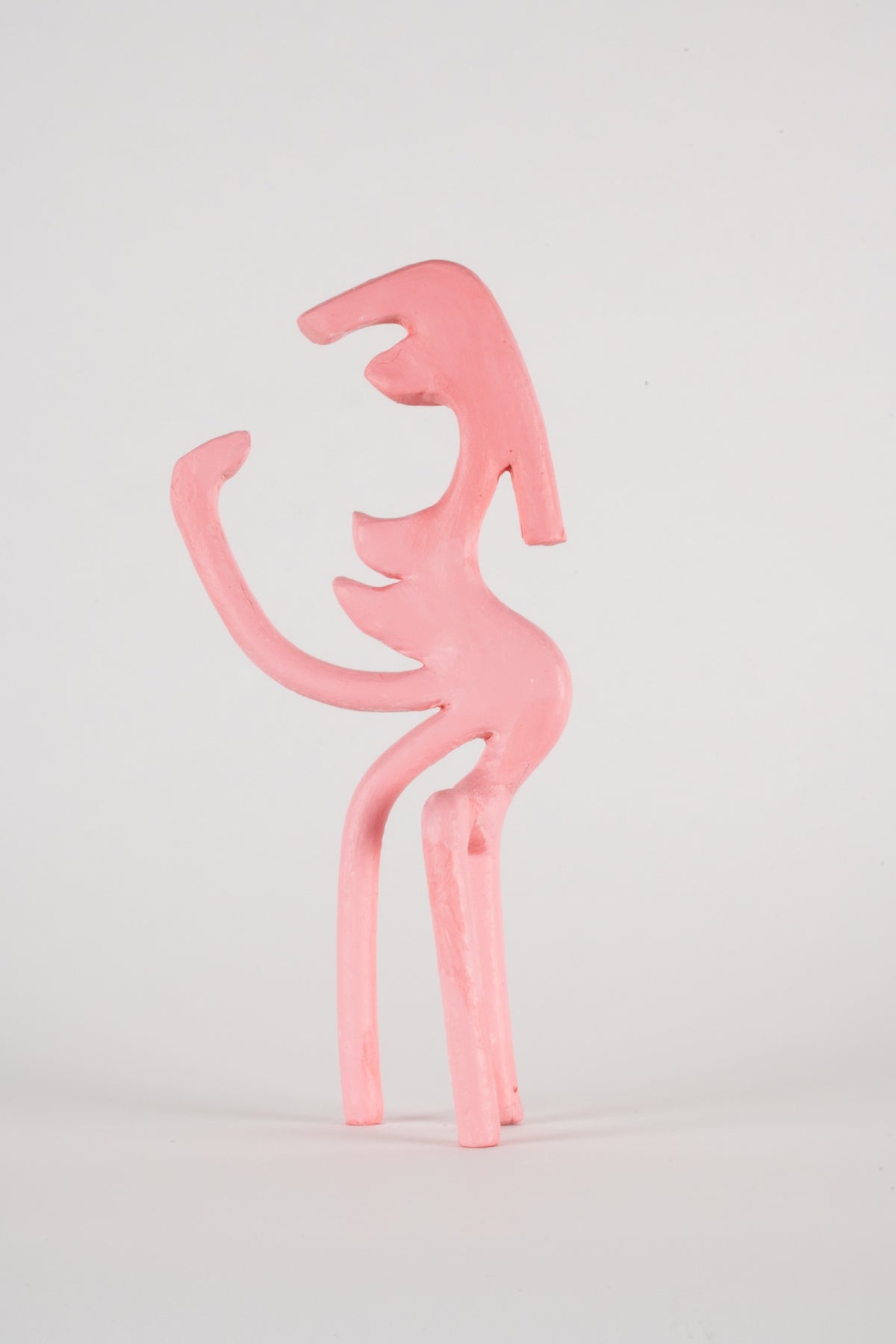 Parvin Peivandi, Utopian Rug, 2023. Ceramic figurative sculptures in soft green, yellow, pink and orange. View 21 of 24.