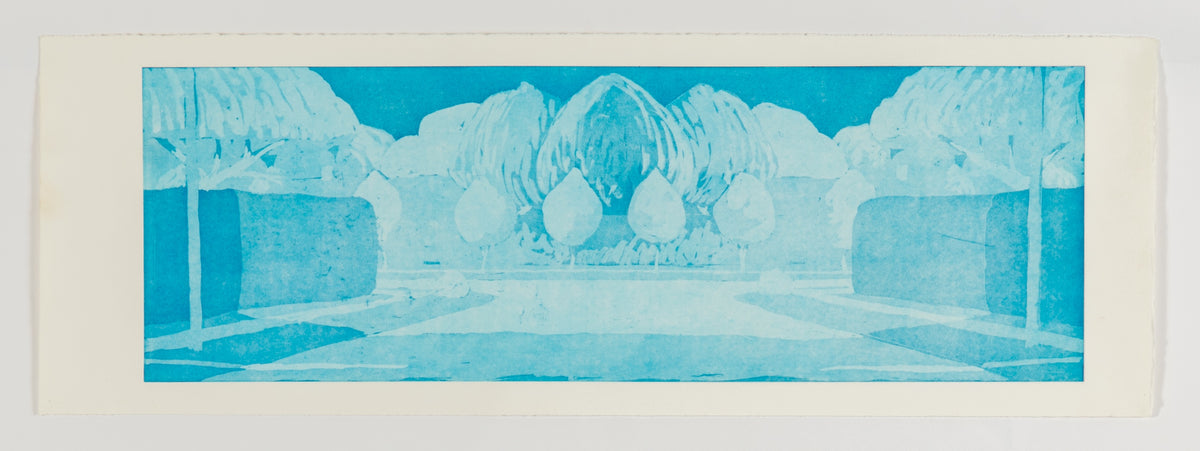 Ross Penhall, Reflected Corner [Blue Layer - Working Copy], 2011