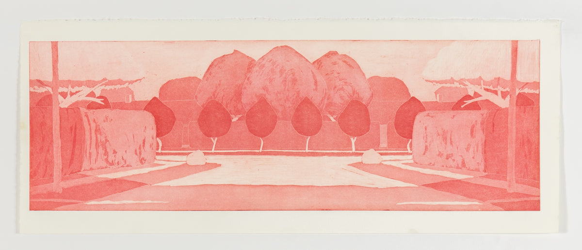 Ross Penhall, Reflected Corner [Red Layer - Working Copy], 2011