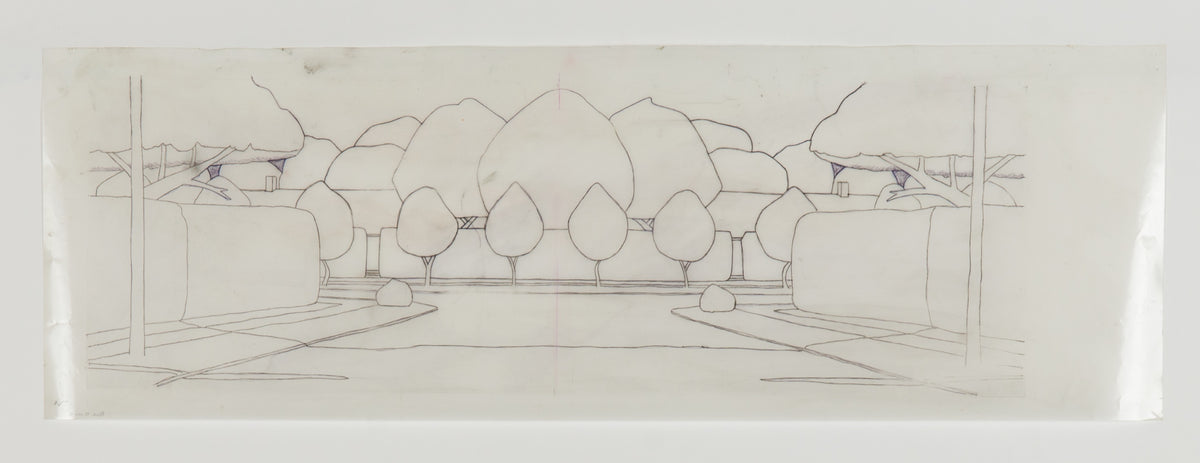 Ross Penhall, Reflected Corner [Tracing Layer - Working Copy], 2011