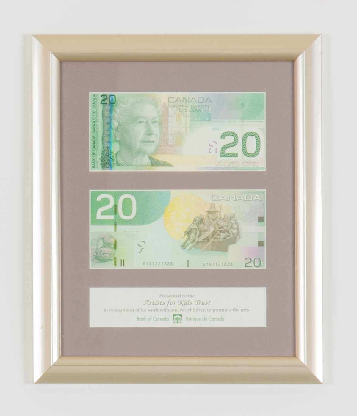Bill Reid, Xhuwaji, Haida Grizzly - Canadian Twenty Dollar Currency