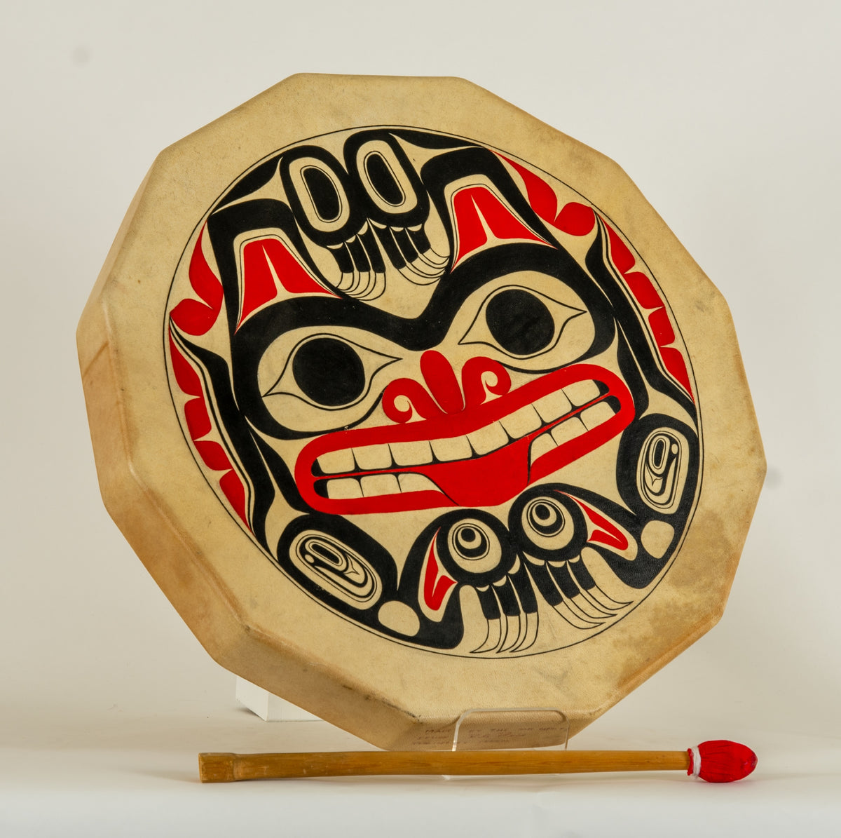 Bill Reid, Xhuwaji - Drum & baton, 1988 General note View 1 of 2.