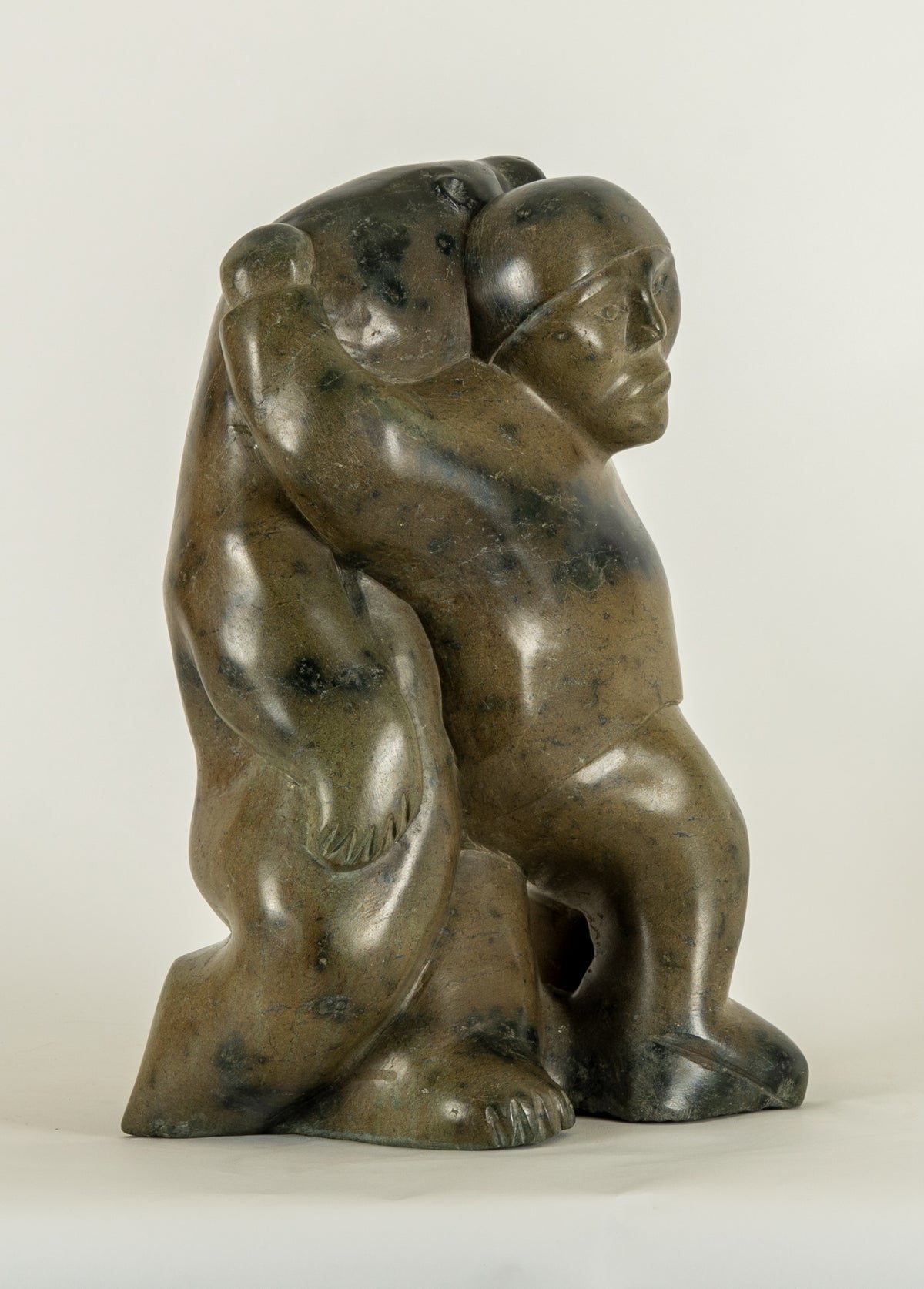 Kabubuwa Tunnillie, Hunter with Bear, 1966 View 1 of 2.