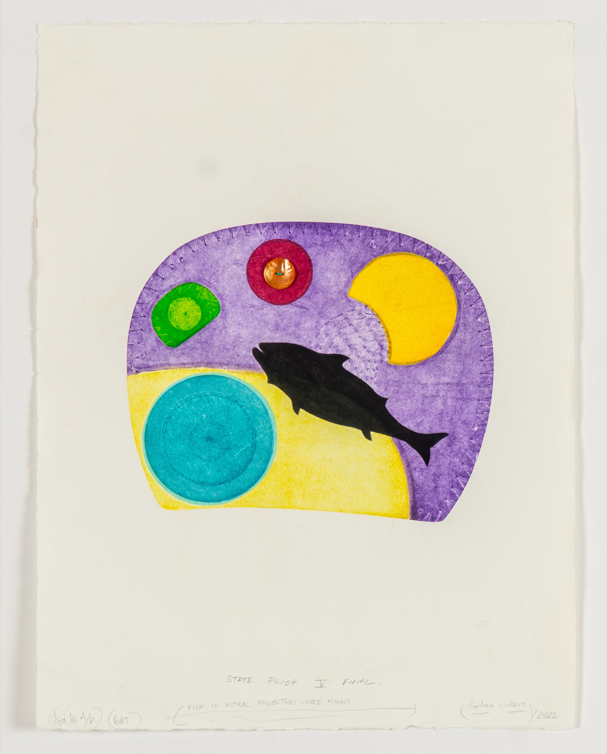 Charlene Vickers, Fish in Astral Projection, 2022