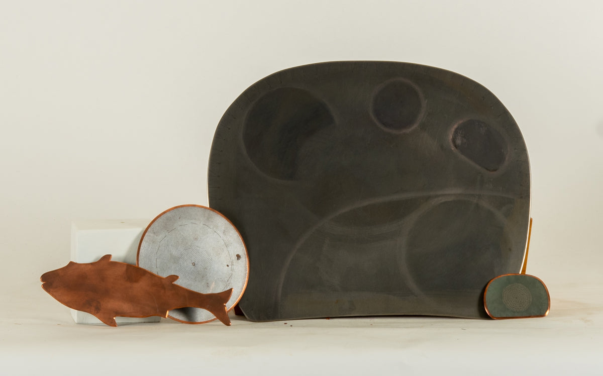 Charlene Vickers, Fish in Astral - Small Ovoid template, 2022