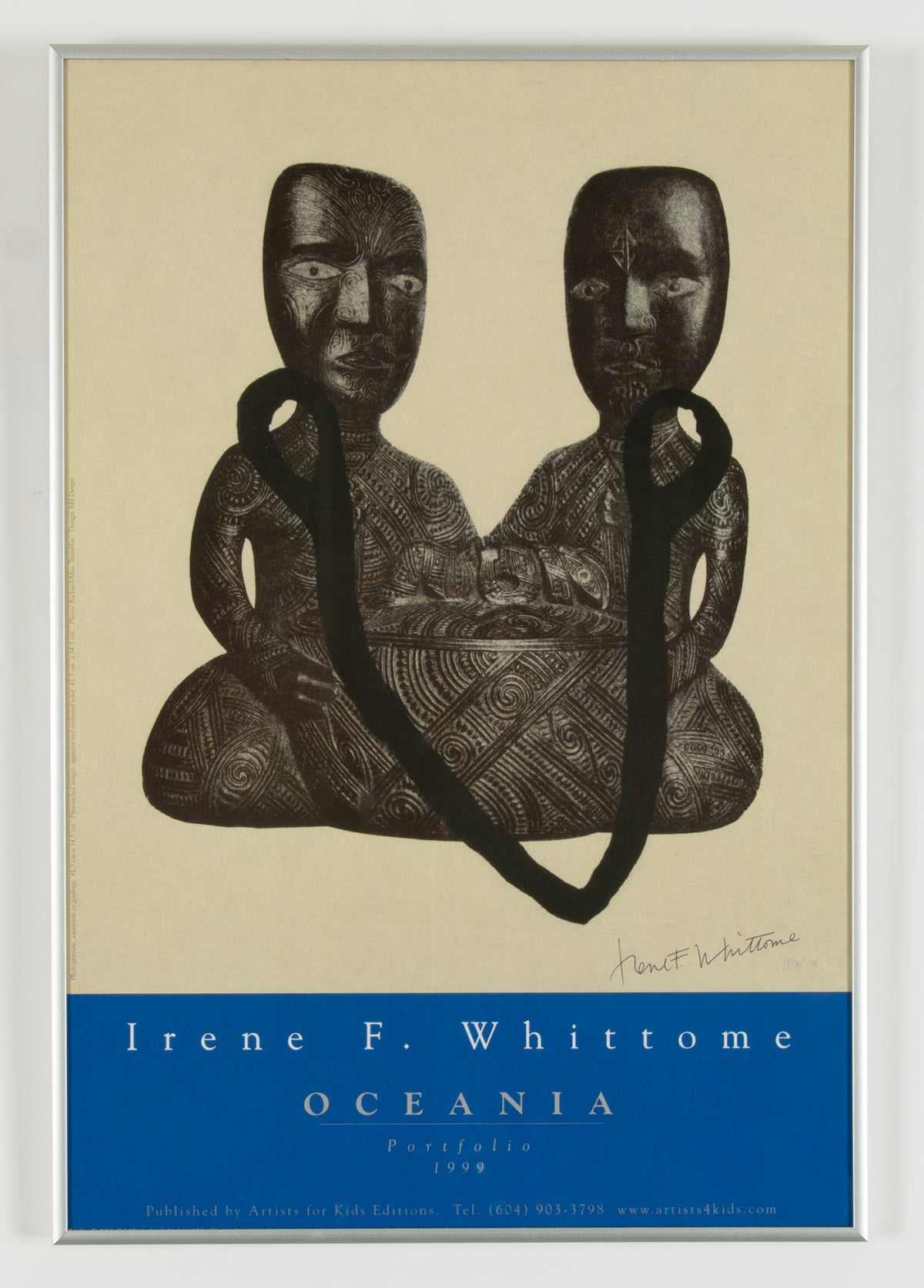 Irene F. Whittome, Oceana exhibition poster, 1999.