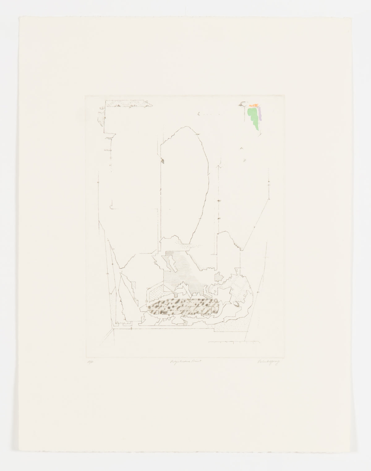 Robert Young, Polychrome Print, ND